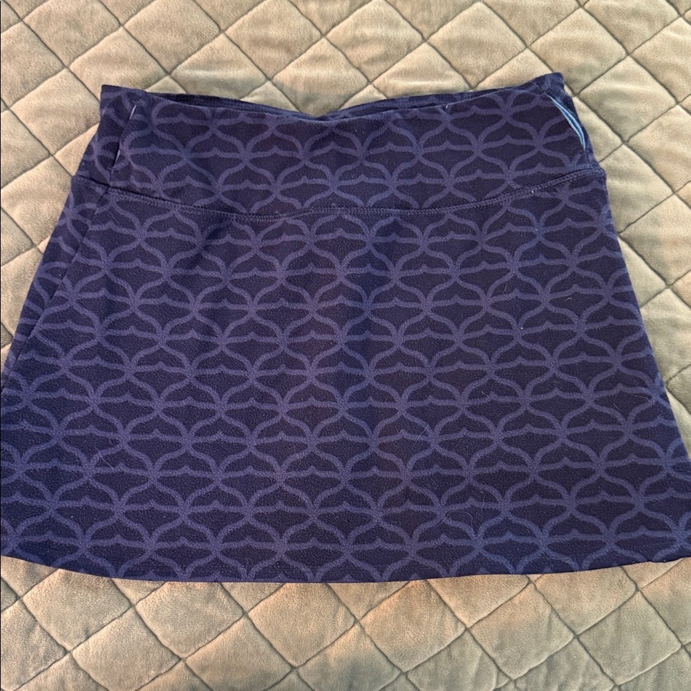 Vineyard Vines Navy Patterned Skirt